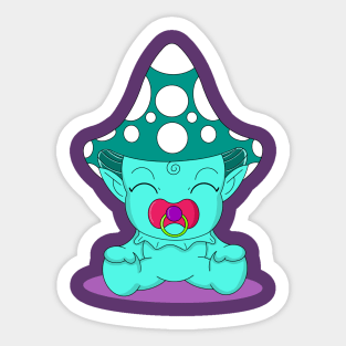 Baby Mushroom From Iris's Clan Sticker